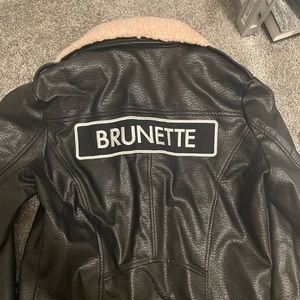 Brunette The Label Vegan Leather jacket